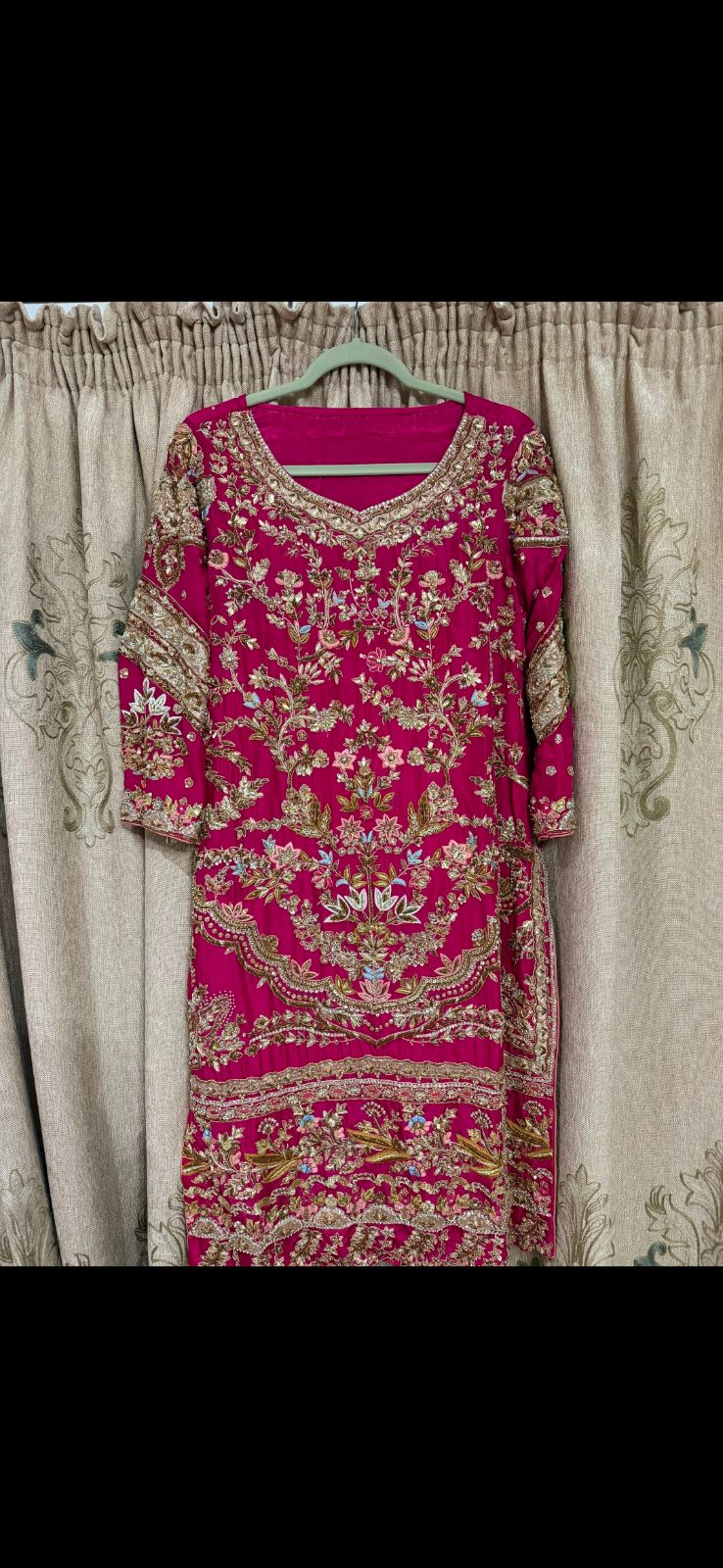 Pink long kameez  — photo 2