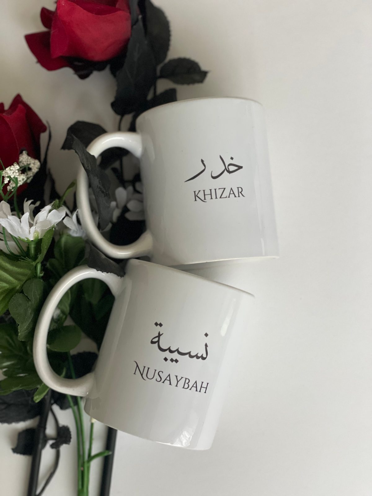 Personalised Arabic Calligraphy Name Mug Set for Couples  — photo 4